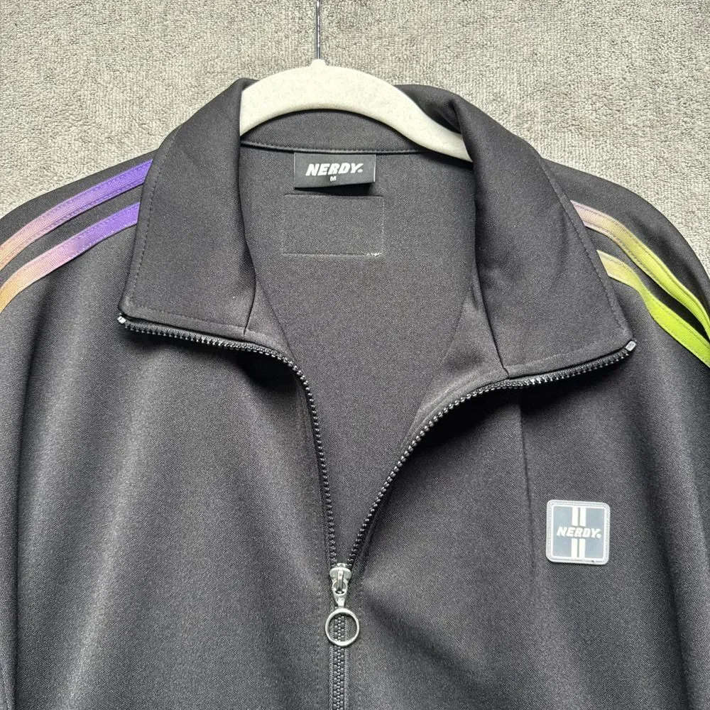 Nerdy Mens Track Jacket Medium Gamer Limited‎ Full Zip